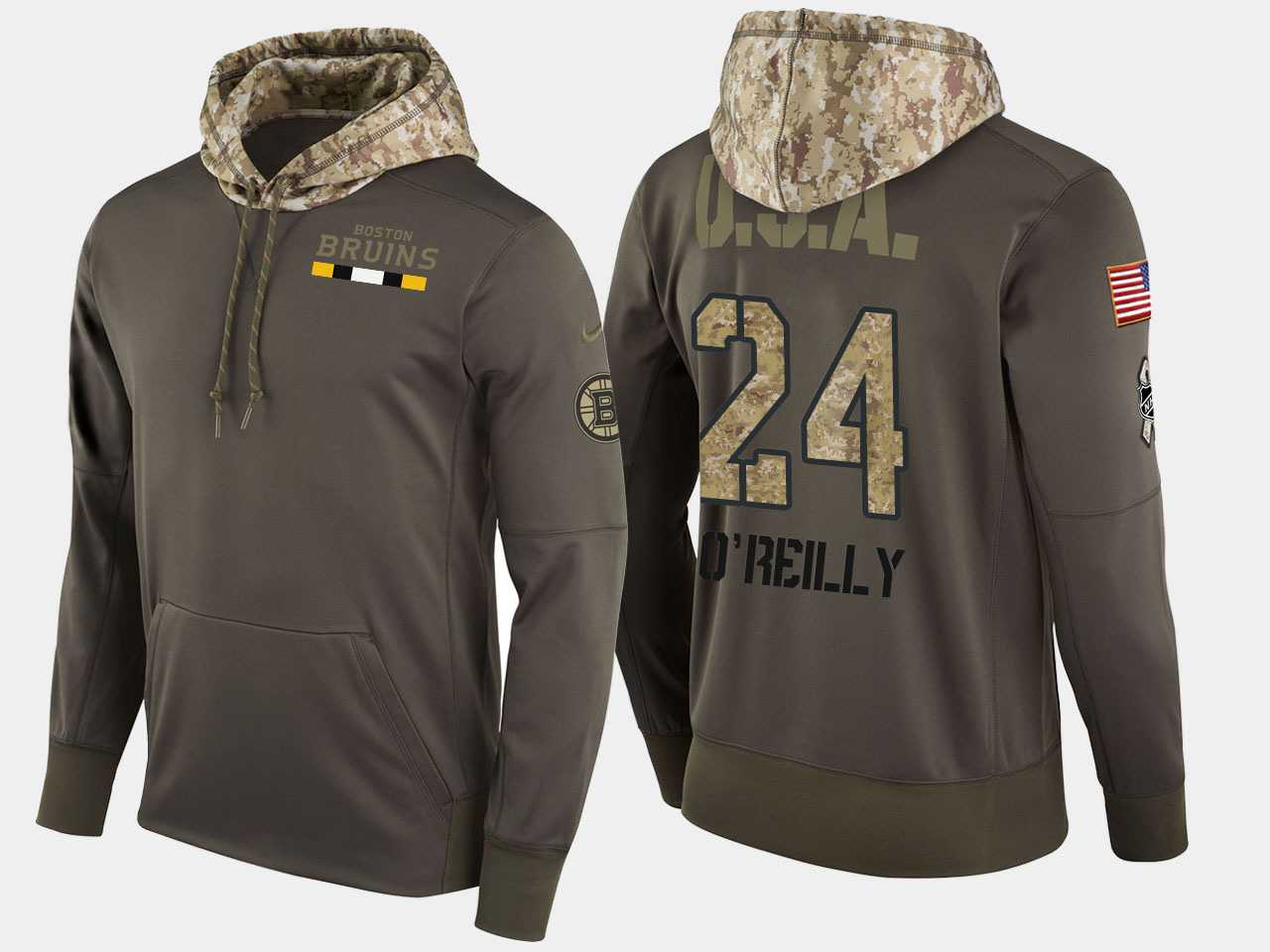 Nike Bruins 24 Retired Terry O'reilly Olive Salute To Service Pullover Hoodie,We sell and wholesale Nike Bruins 24 Retired Terry O'reilly Olive Salute To Service Pullover Hoodie on line form chian!